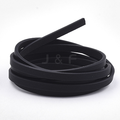 Flat Single Face Imitation Leather Cords LC-T003-04-1