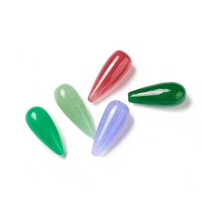 Natural Malaysia Jade Pointed Beads G-G994-K01-1
