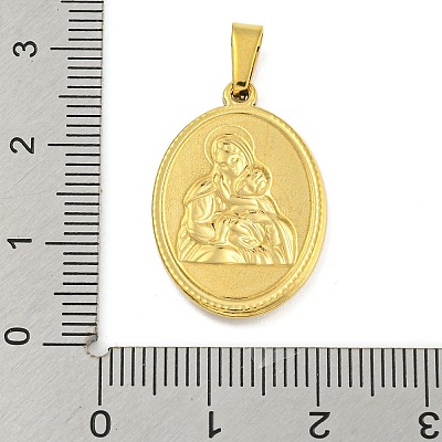 Ion Plating(IP) 304 Stainless Steel Pendants STAS-B071-02B-02G-1