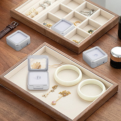 Plastic Loose Diamond Gemstone Display Boxes CON-WH0094-13A-1