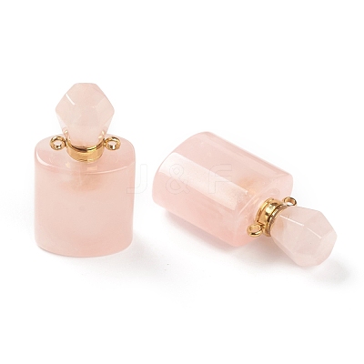 Natural Rose Quartz Pendants G-H252-E06-1