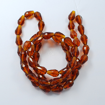 Glass Beads Strands GLAA-R024-11x8mm-5-1