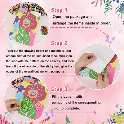 DIY Soft Balls Painting Kit for Children DIY-GF0010-13D-1