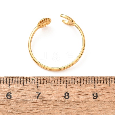 304 Stainless Steel Cuff Open Rings SA-CBA4160-34G-1