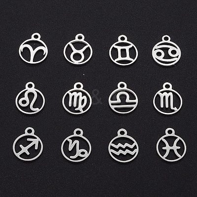 Non-Tarnish 201 Stainless Steel Charms STAS-Q237-M003-7-1