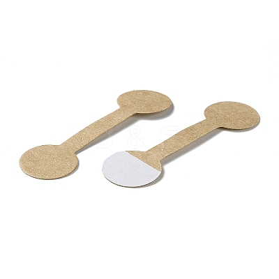 Folding Blank Kraft Paper Jewelry Price Tags CDIS-C006-02B-1