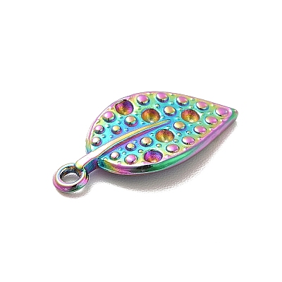 Ion Plating(IP) 304 Stainless Steel Pendant Rhinestone Settings STAS-F282-08MC-1