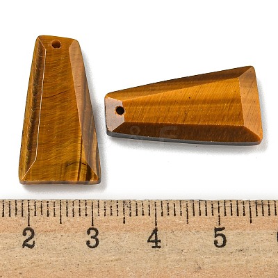 Natural Tiger Eye Pendants G-G123-02A-1