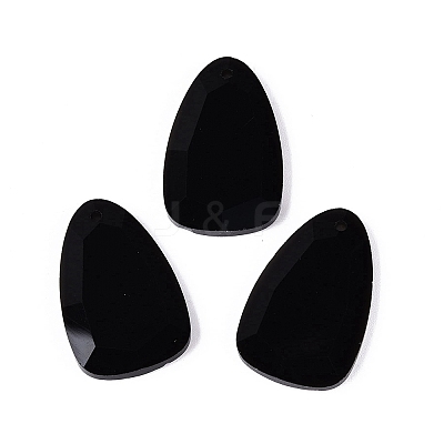 Natural Obsidian Pendants G-Q601-38A-1