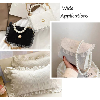 2-Layer Pleated Satin Organza Ribbons PJ-TAC0004-02A-1