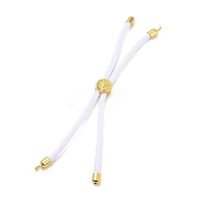 Nylon Cords Bracelet Makings Fit for Connector Charms AJEW-P116-01G-09-1