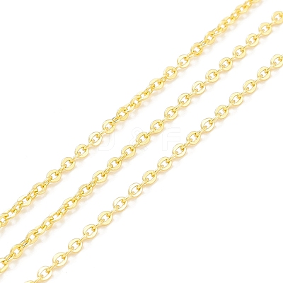 Brass Cable Chains CHC-D030-11G-RS-1