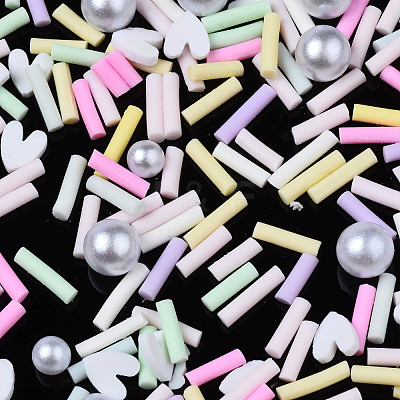 Handmade Polymer Clay Cabochons X-CLAY-N006-82A-1