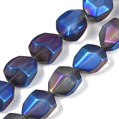 Electroplate Glass Beads Strands EGLA-C009-01A-FR02-1
