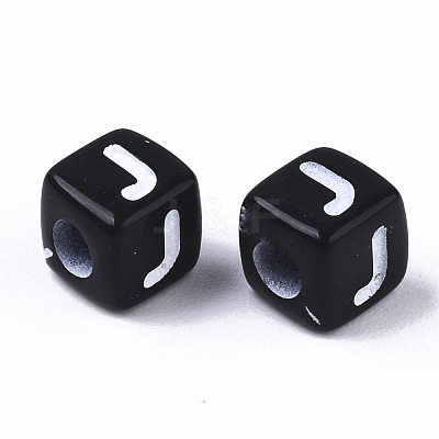 Opaque Acrylic Beads SACR-N002-01J-1