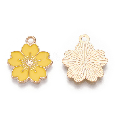 Alloy Enamel Pendants X-ENAM-S121-115L-1