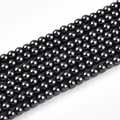 Baking Paint Pearlized Glass Pearl Bead Strands HY-N002-2mm-A02-1