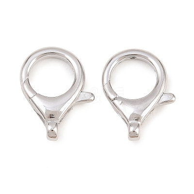 Brass Lobster Claw Clasps KK-H287-08F-P-1