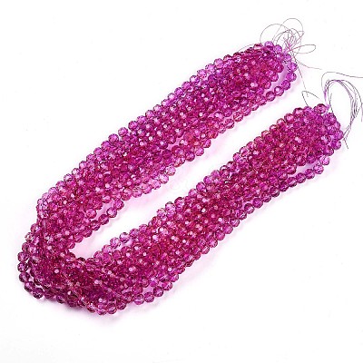 Baking Paint Transparent Glass Beads X1-DGLA-A035-T10mm-A03-1
