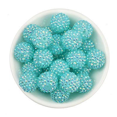 AB-Color Resin Rhinestone Beads RESI-S315-18x20-14-1