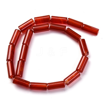 Dyed & Heated Natural Agate Beads Strands G-G177-H01-01A-1