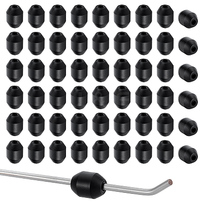 100Pcs PVC Beads KY-GA0001-36A-1