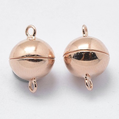 925 Sterling Silver Magnetic Clasps STER-F037-098-8mm-1