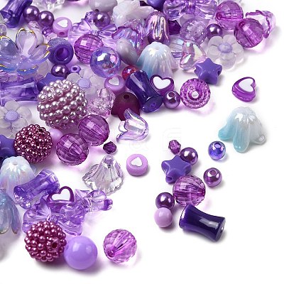 Opaque & Transparent Acrylic Beads SACR-XCP0001-06D-1
