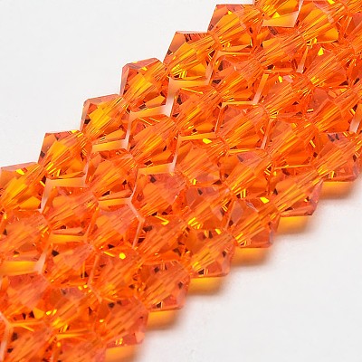 Imitate Austrian Crystal Bicone Glass Beads Strands X-GLAA-F029-5x5mm-11-1
