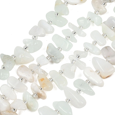 Natural Green Opal Beads Strands G-L657-E03-01-1