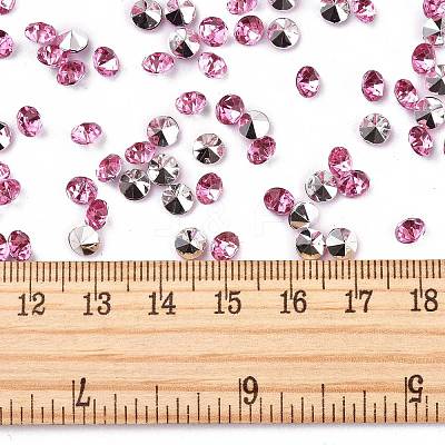 Imitation Taiwan Acrylic Rhinestone Pointed Back Cabochons GACR-A003-5mm-14-1