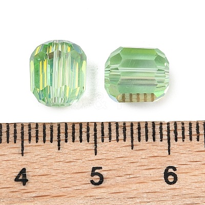 Electroplate Column Glass Beads EGLA-A043-02-HP03-1