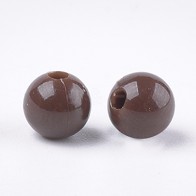 Opaque Plastic Beads KY-T005-6mm-612-1