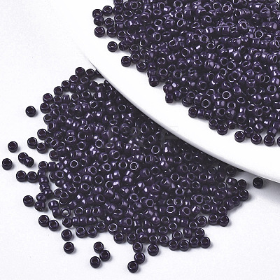 Baking Paint Glass Seed Beads SEED-S042-05A-01-1