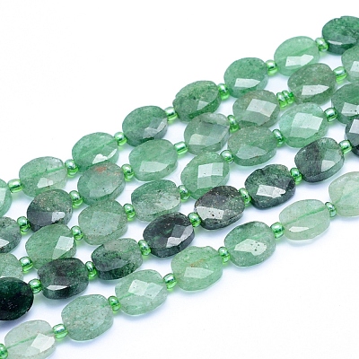 Natural Green Strawberry Quartz Beads Strands G-L552K-01B-1