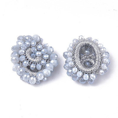 Glass Woven Pendants FIND-T039-03B-1