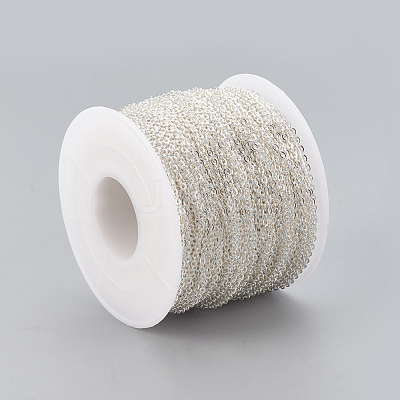 304 Stainless Steel Cable Chains CHS-R002-0.5mm-S-1