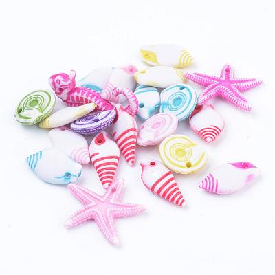 Craft Style Acrylic Pendants MACR-S357-01-1