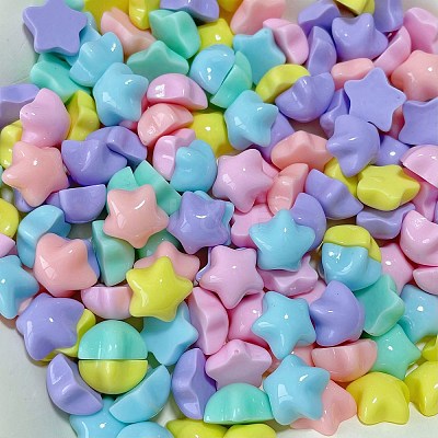 Cartoon Opaque Resin Cabochons RESI-C039-01O-1