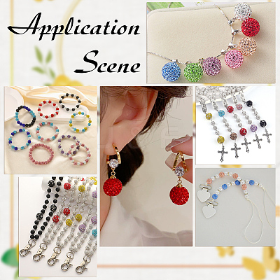 150Pcs 15 Colors Handmade Polymer Clay Beads CLAY-ME0001-02-1