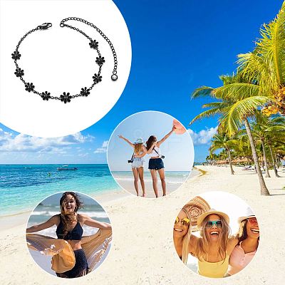 Stainless Steel Anklets JA17D-1