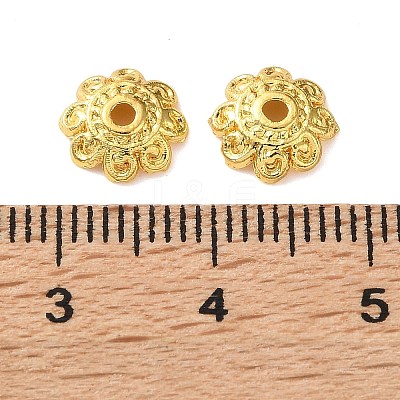Brass Bead Caps KK-C260-02G-1