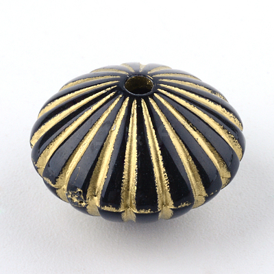 Bicone Plating Acrylic Beads PACR-Q102-102B-1