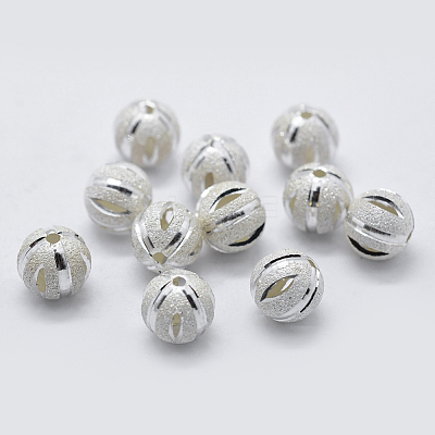 925 Sterling Silver Spacer Beads STER-K171-46S-8mm-1