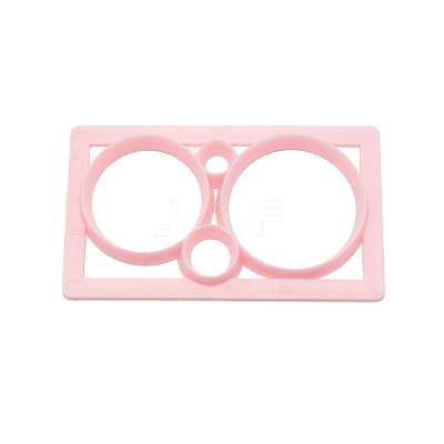 Round Plastic Baking Cake Cutting Dies Mold DIY-WH0001-81-1