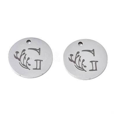 Non-Tarnish 304 Stainless Steel Charms STAS-T059-26P-G-1