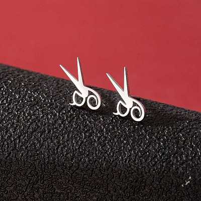 Stainless Steel Small Animal Stud Earrings for Women PW-WG87B69-22-1