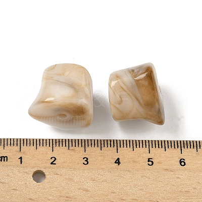 Acrylic Imitation Gemstone Beads MACR-K359-67D-1
