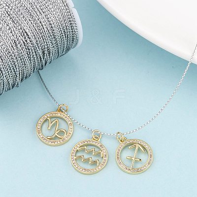 1mm Jewelry Braided Thread Metallic Threads MCOR-S002-02-1