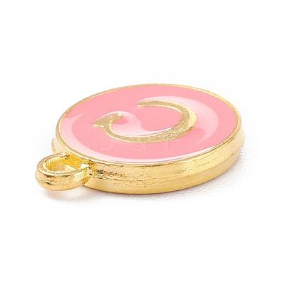 Initial Letter A~Z Alphabet Enamel Charms ENAM-Q437-14-1